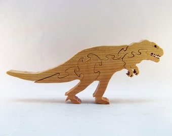T-Rex Dinosaur Wood Puzzle