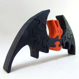 Halloween Bat Wood Puzzle image 4