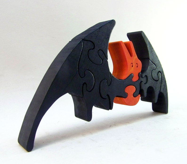 Halloween Bat Wood Puzzle image 4