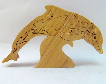Dolphin Wood Puzzle