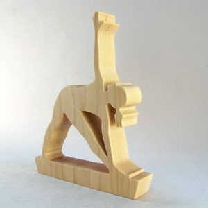 Triangle Yoga Pose Figurine Trikonasana image 3