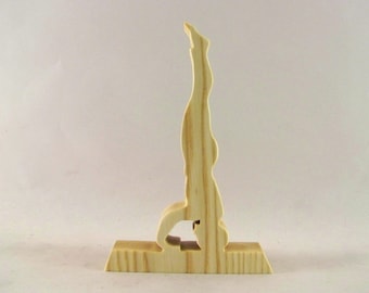 Tripod Headstand Yoga Pose Figurine - Salamba Sirsasana II