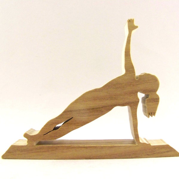 Side Plank Yoga Pose Figurine - Vasisthasana