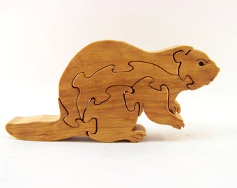 Beaver Wood Puzzle