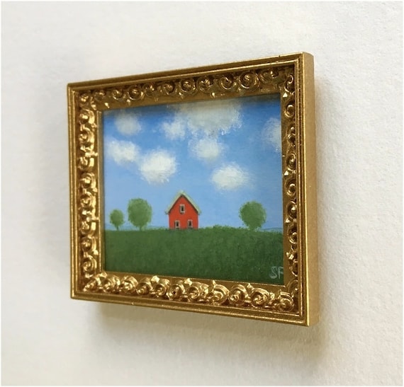 #31 Dollhouse Miniature Picture Frame 2