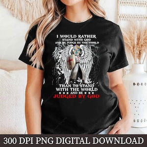 Angel Warrior PNG, Christian Faith Sublimation Design, Religious Quote Artwork, Spiritual Clipart, Digital Download Art