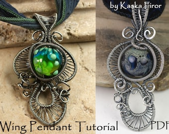 Pendant Tutorial, Wire Weaving Tutorial, Step-By-Step, Wire Wrap Tutorial. Beginner Tutorial, No Soldering