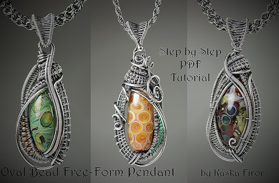 Jewelry Tutorial Wire Weaving Pendant - Wire Woven Pendant Tutorial