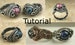 WIRE WOVEN Bead Ring Tutorial, Workshop Instructions Workshop-Wire Weaving How To-Step-by-Step, PDF 