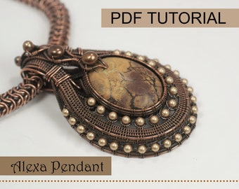 Alexa Pendant-Tutorial-Advanced Instructions-Wire Weaving-Wire Work