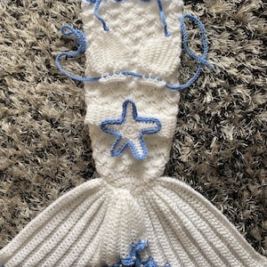 Baby Mermaid Outfit, 0 - 6 Months, Mermaid Tail, Baby Mermaid Photo Prop, Little Mermaid, Ariel, Mermaid Costume