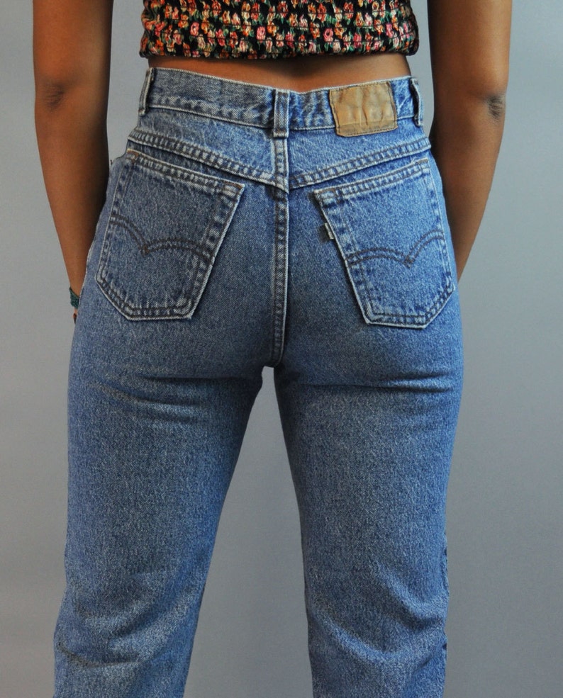 80s Vintage High Waist Jeans Stone Wash LEVIS 900 Series | Etsy