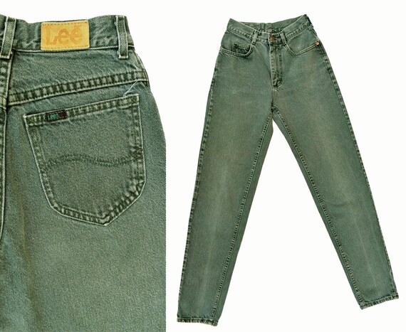 lee green jeans