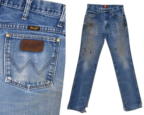 wrangler ripped jeans mens