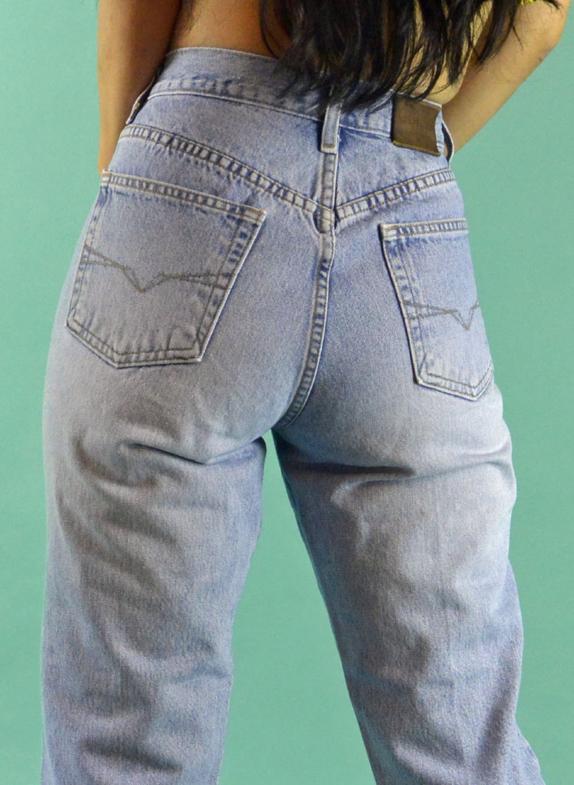 Vintage Guess Jeans / 90s High Waisted Jeans / Distressed & | Etsy