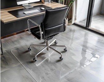 PVC Clear Transparent Office Chair Mat for Hard Floors