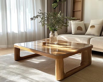 Clear PVC Table Protector: 2mm Thick Coffee Table Cover