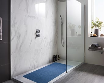 Nicoman Reversible Anti-Slip PVC Shower Mat - Dual-Colour