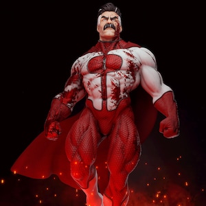 Invincible, Conquest, 3d Printed, Omniman, Statue, Figurine, 3d, Resin, Stl, 3Dmoonn