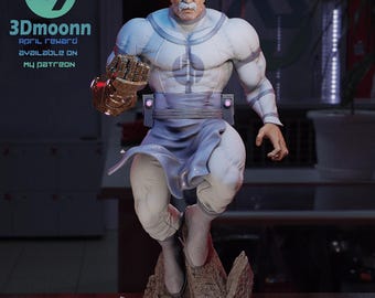Invincible, Conquest, 3d Printed, Omniman, Statue, Figurine, 3d, Resin, Stl, 3Dmoonn