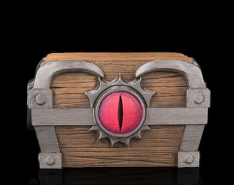 Eyekeep Chest deckbox designed by Stlflix