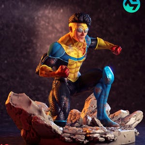 Invincible, Conquest, 3d Printed, Statue, Figurine, 3d, Resin, Stl, 3Dmoonn