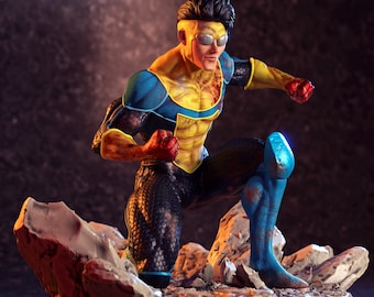 Invincible, Conquest, 3d Printed, Statue, Figurine, 3d, Resin, Stl, 3Dmoonn