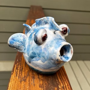 Whimsical Blue Daze Fish Nightlight 1-Set Fairy Lights Included