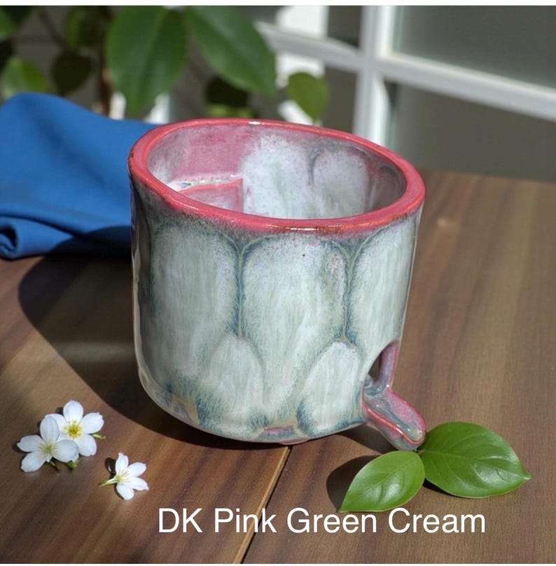 Footed Handmade Ceramic Sponge Holder with Drain Spout, Self Draining Pottery Sink Caddy Organizer, Cute Footed Kitchen Soap Dish Drip Spout Aurora Blush