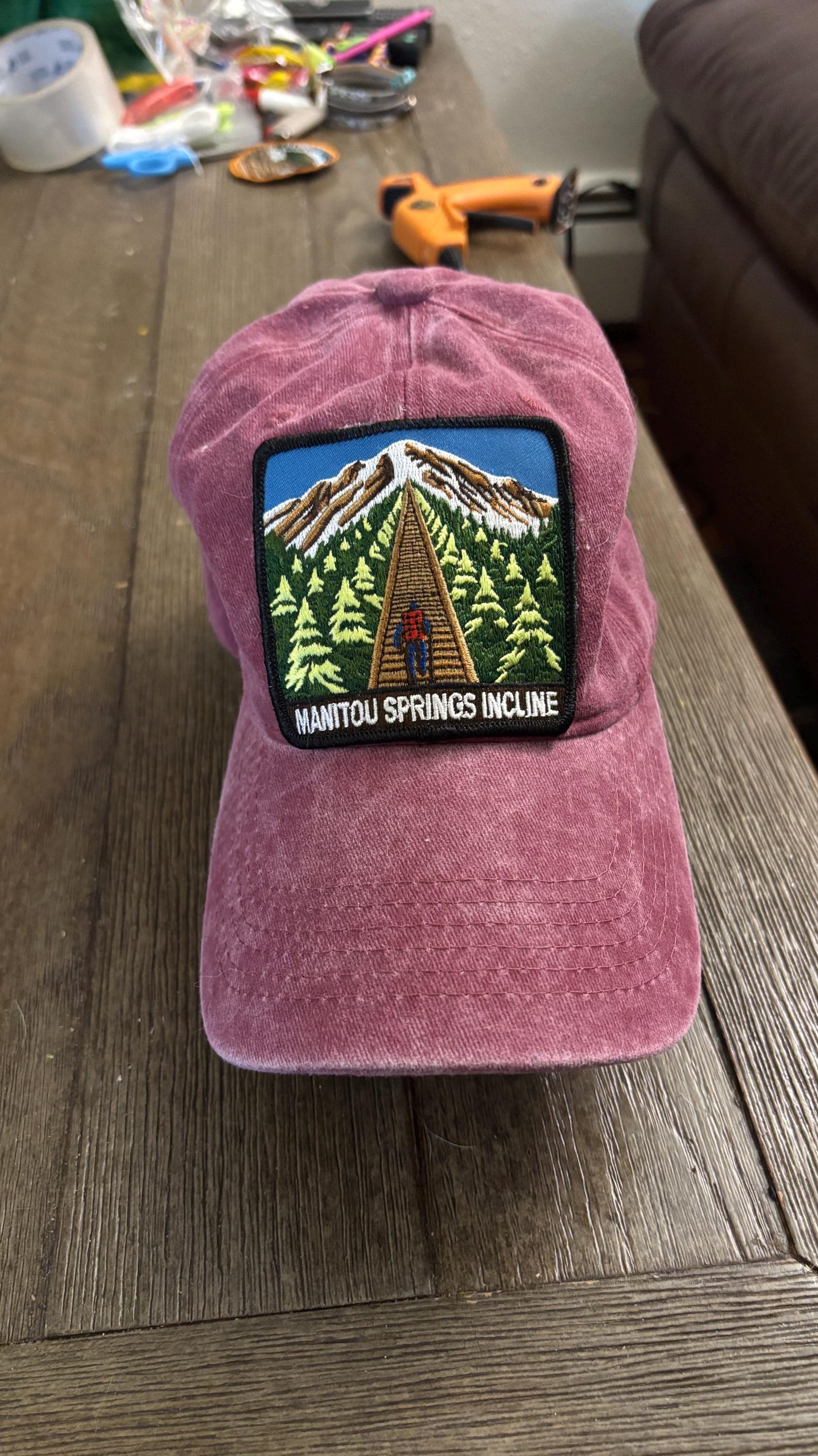 Ball Cap With Manitou Springs Incline Patch - Etsy