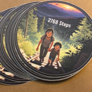 10 für 10 Dollar Verkauf !!! 2768 Stufen Manitou Springs Inkline Stickers. Digital erstellt, mit matter Oberfläche. Holen Sie sich noch heute !!!