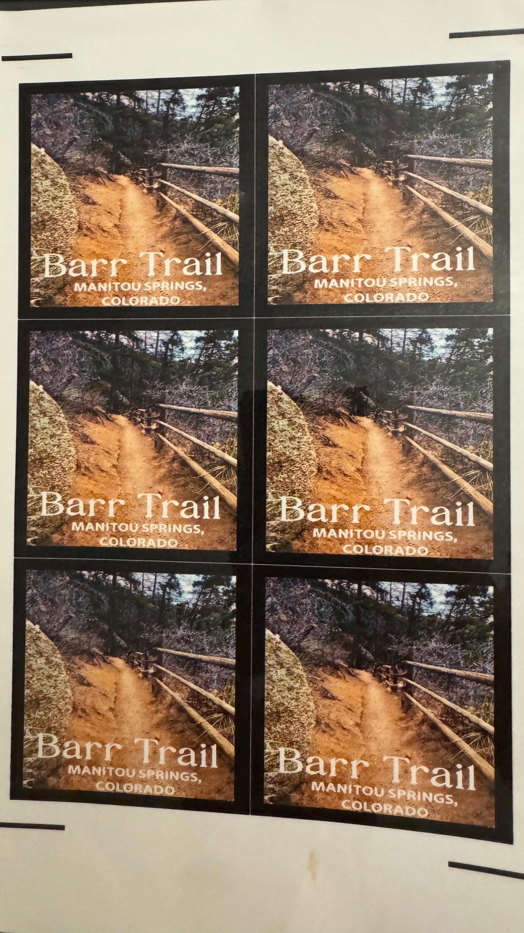 Sticker 2.5x3”-barr Trail Manitou Springs Sticker - Etsy