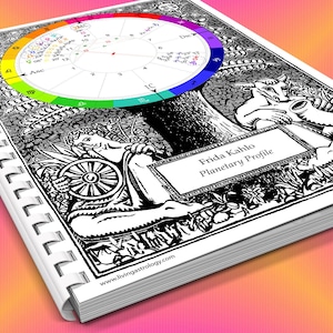 Análisis profundo de la carta natal (impreso): informe astrológico/de lectura natal de 45 páginas que constituye un regalo de cumpleaños/Navidad personalizado ideal.