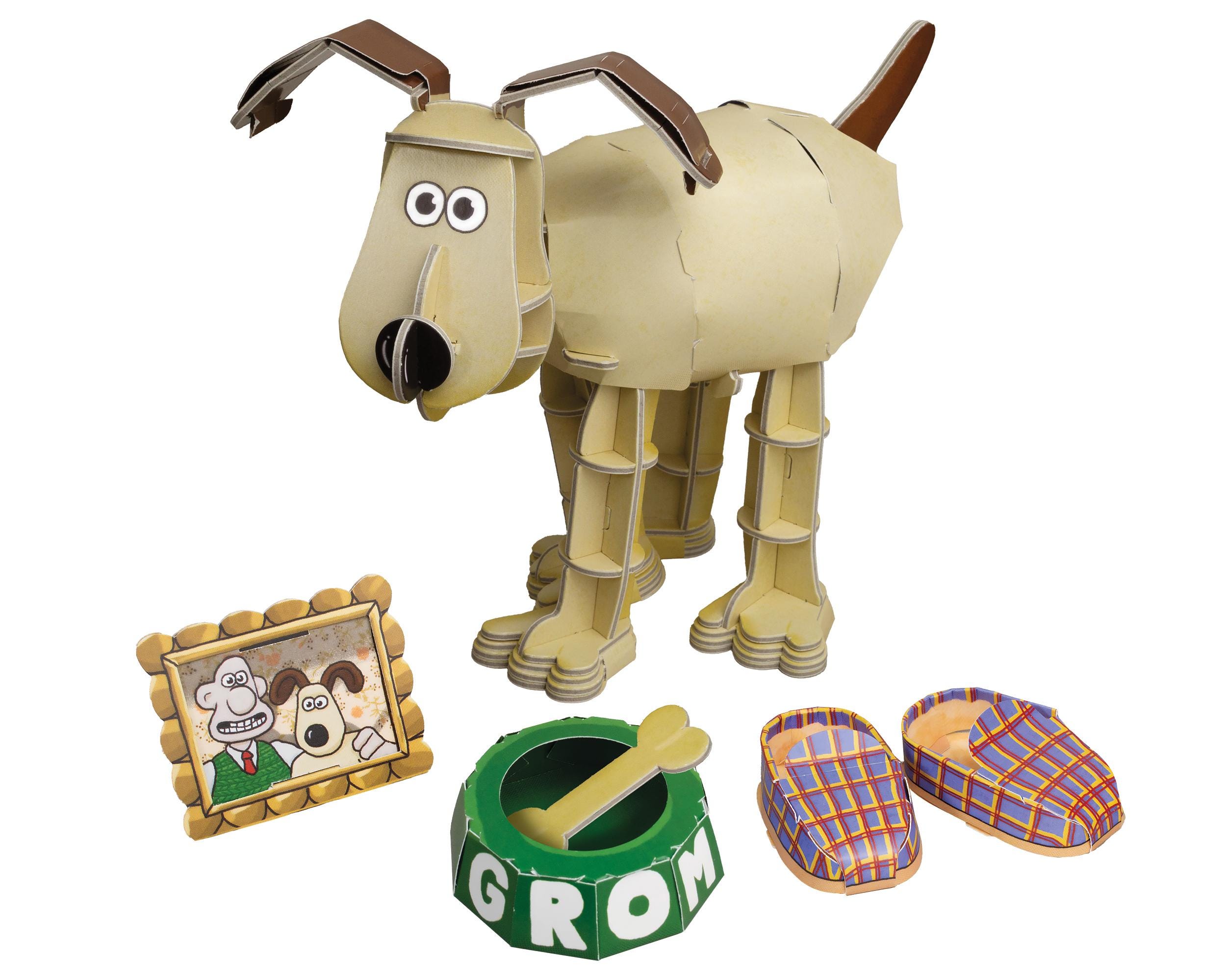 40 Adorable Cardboard Crafts For Kids 6 Build Your Own, Wallace & Gromit, Gromit Cardboard Craft Toy STEM…