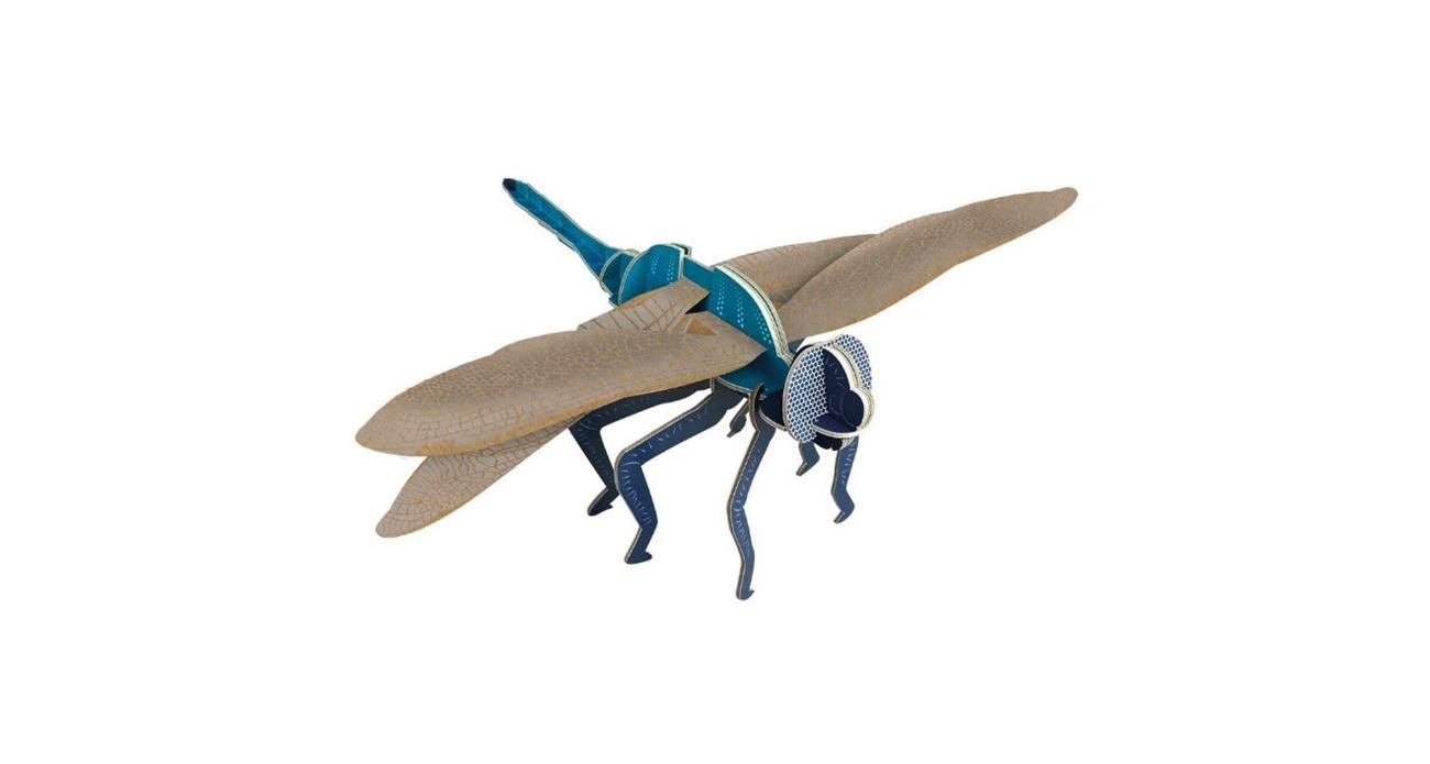 40 Adorable Cardboard Crafts For Kids 18 Build Your Own, Dragonfly Cardboard Craft Toy STEM Ideal Gift Ages 8+