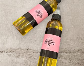 Infused Hibiscus and Rosemary Hair Growth Oil