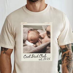 Custom Dad Shirt, Dad Est Year Tee, Cool Dad Club T-Shirt, New Dad Shirt, Fathers Day Gift, Birthday Gift for Daddy, New Dad Gift Idea