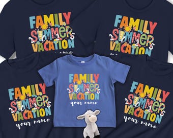 Personalized Family Vacation T-Shirts: Matching Summer Tees