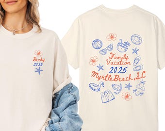 Personalized Family Vacation Shirt: Matching Summer Trip Tee