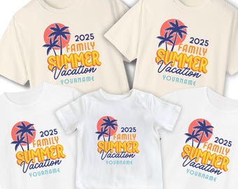 Personalized Family Vacation Shirt: Matching Summer Trip Tee
