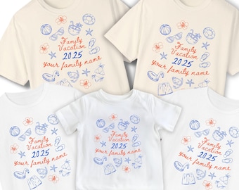 Personalized Family Vacation T-Shirt: Matching Summer Trip Tee