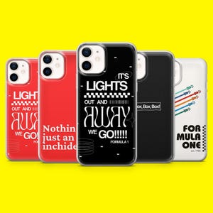 Formula Phone Case Car Racing Quotes Cover for iPhone 16 15 14 13 12 Samsung S25Ultra S24 S23FE A54 A34 A15 A14 Pixel 9Pro 8A 7A XL