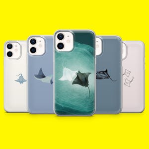 Stingray Handyhülle Ocean Manta Ray Marine Abdeckung für iPhone 16 15 14 13 12 Samsung S25Ultra S24 S23FE A54 A34 A15 A14 Pixel 9Pro 8A 7A XL