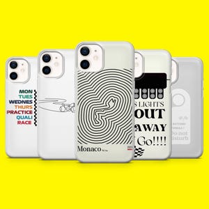 Formula Phone Case Track Racing Quotes Cover for iPhone 16 15 14 13 12 Samsung S25Ultra S24 S23FE A54 A34 A15 A14 Pixel 9Pro 8A 7A XL
