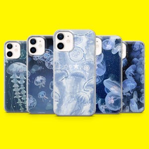 Coque de téléphone méduse océan créature méduse housse pour iPhone 16 15 14 13 12 Samsung S25Ultra S24 S23FE A54 A34 A15 A14 Pixel 9Pro 8A 7A XL