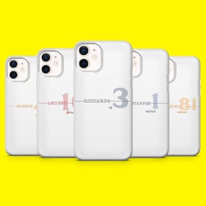Custodia per telefono Formula Car Racing Competition Cover per iPhone 16 15 14 13 12 Samsung S25Ultra S24 S23FE A54 A34 A15 A14 Pixel 9Pro 8A 7A XL