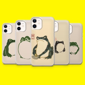 Grumpy Frog Phone Case Japan Matsumoto Hoji Cover for iPhone 16 15 14 13 12 Samsung S25Ultra S24 S23FE A54 A34 A15 A14 Pixel 9Pro 8A 7A XL