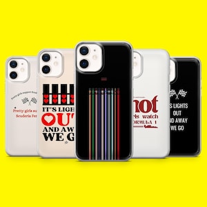 Formula Phone Case Car Racing Quotes Cover for iPhone 16 15 14 13 12 Samsung S25Ultra S24 S23FE A54 A34 A15 A14 Pixel 9Pro 8A 7A XL
