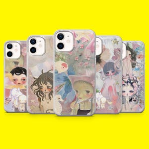 Aya Takano Phone Case Art Aesthetic Cover for iPhone 16 15 14 13 12 Samsung S25Ultra S24 S23FE A54 A34 A15 A14 Pixel 9Pro 8A 7A XL