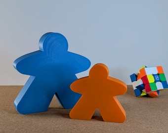 Meeple personnalisé 3D, figurine personnalisable en taille & couleur, jeu de société fun et unique pour votre quotidien